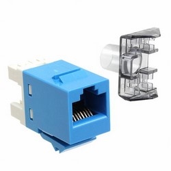 Jack RJ45 AMP CommScope Categoria 6 Azul / Blanco / Rojo / Amarillo ( 1375055 -X)